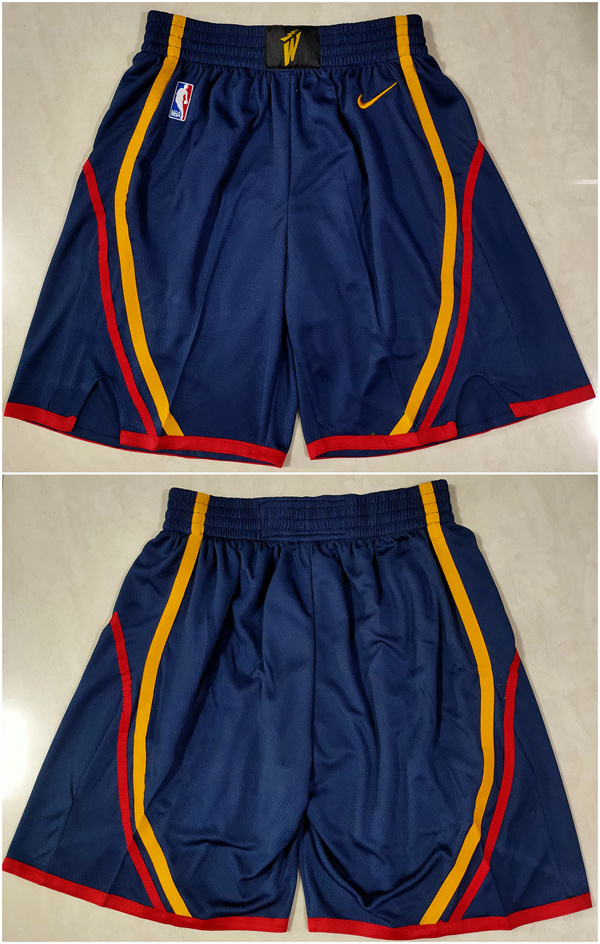 Men's Golden State Warriors Navy Shorts (Run Small) Men's Golden State Warriors Navy Shorts (Run Small)
