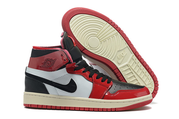 Women's Running Weapon Air Jordan 1 Red/Black/White Shoes 0169 Women's Running Weapon Air Jordan 1 Red/Black/White Shoes 0169