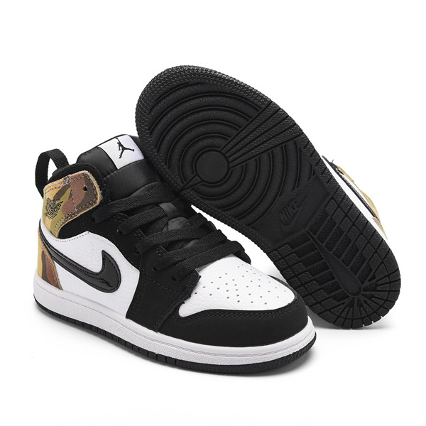 Youth Running Weapon Air Jordan 1 Black/White Shoes 1008 Youth Running Weapon Air Jordan 1 Black/White Shoes 1008