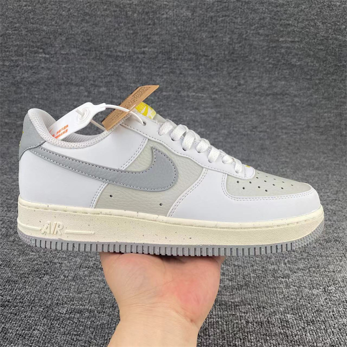 Men's Air Force 1 Low White/Grey Shoes Top 0329