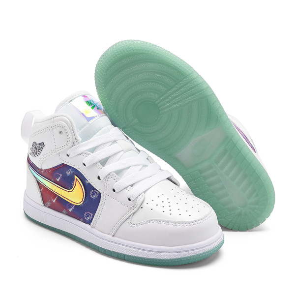 Youth Running Weapon Air Jordan 1 White Shoes 10020 Youth Running Weapon Air Jordan 1 White Shoes 10020