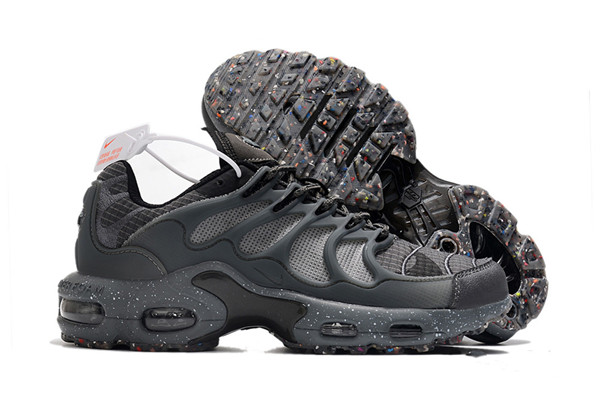 Men's Hot Sale Running Weapon Air Max TN Black Shoes 0229