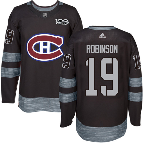 Canadiens Custom Black 1917-2017 100th Anniversary Stitched NHL Jersey