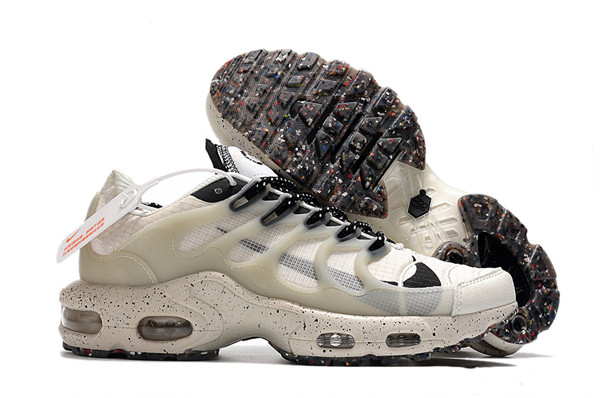 Men's Hot Sale Running Weapon Air Max TN White Shoes 0225