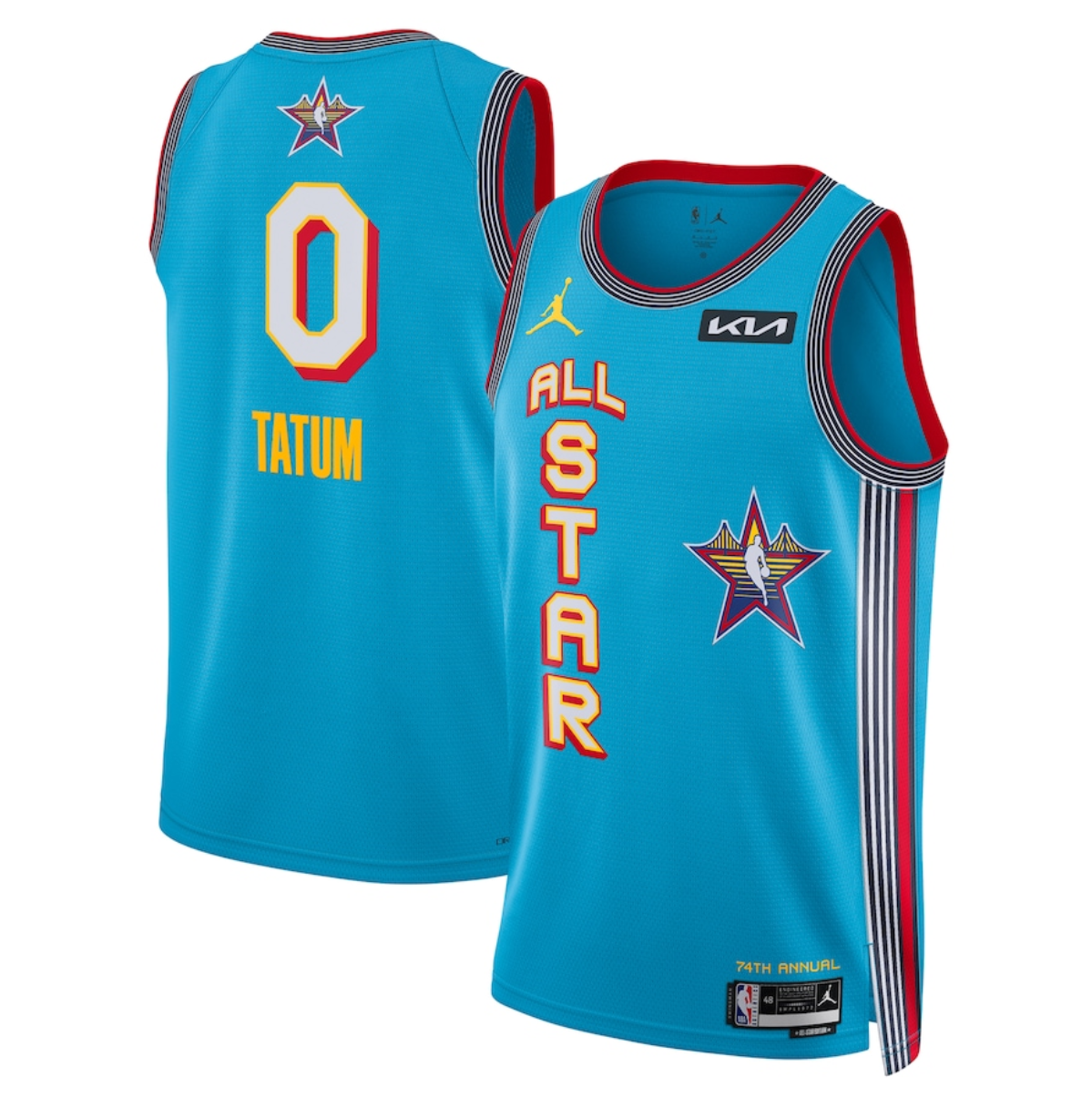 Men's 2025 All-Star #0 Jayson Tatum Light Blue Stitched Basketball Jersey Men's 2025 All-Star #0 Jayson Tatum Light Blue Stitched Basketball Jersey