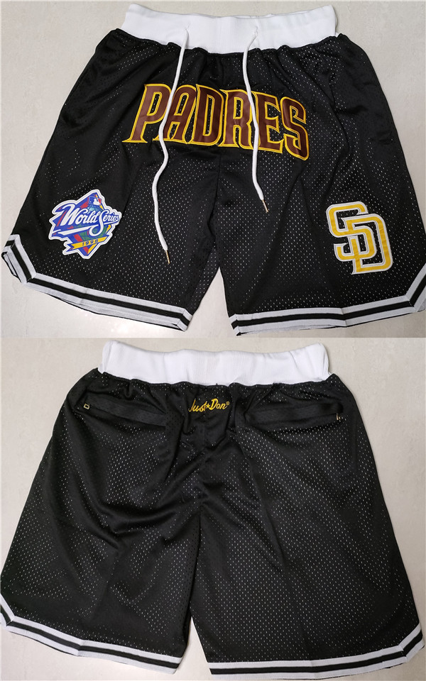 Men's San Diego Padres Black Shorts (Run Small) Men's San Diego Padres Black Shorts (Run Small)