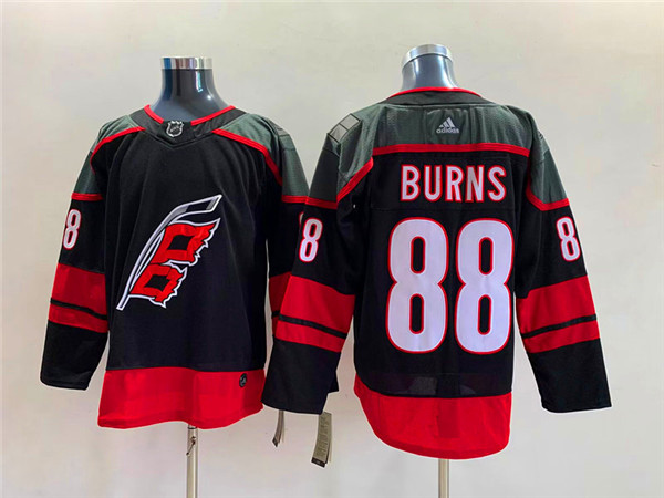Men's Carolina Hurricanes #88 Brent Burns Black Stitched Jersey Men's Carolina Hurricanes #88 Brent Burns Black Stitched Jersey