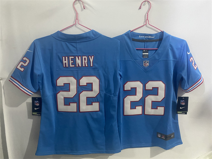Youth Tennessee Titans #22 Derrick Henry Blue Throwback Vapor Limited Stitched Football Jersey Youth Tennessee Titans #22 Derrick Henry Blue Throwback Vapor Limited Stitched Football Jersey
