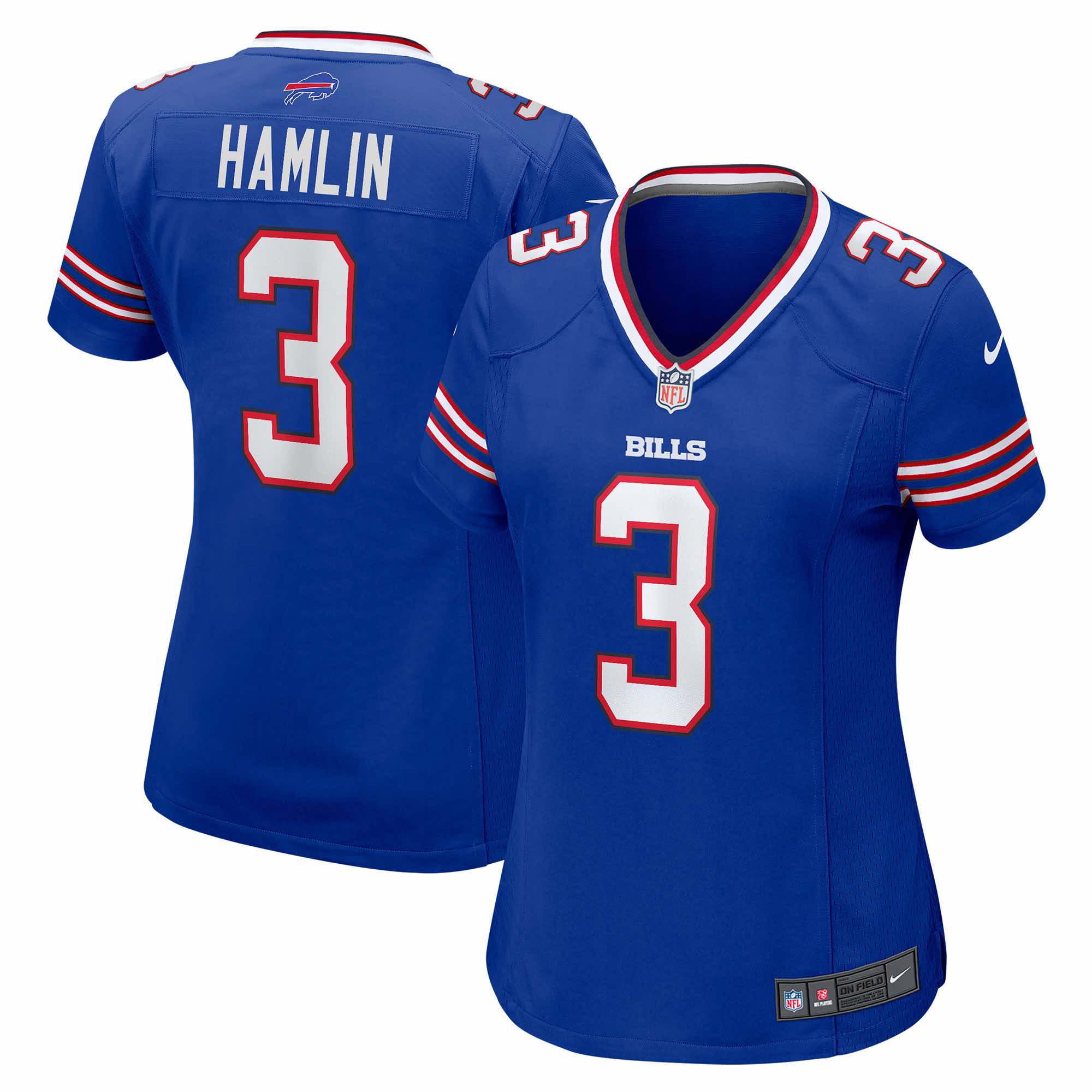 Women's Buffalo Bills #3 Damar Hamlin Blue Vapor Untouchable Stitched Jersey(Run Small) Women's Buffalo Bills #3 Damar Hamlin Blue Vapor Untouchable Stitched Jersey(Run Small)