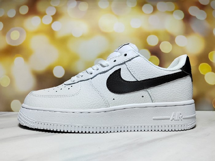 Men's Air Force 1 Low White/Black Shoes 0163 Men's Air Force 1 Low White/Black Shoes 0163