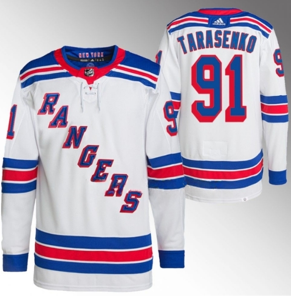 Men's New York Rangers #91 Vladimir Tarasenko White Stitched Jersey Men's New York Rangers #91 Vladimir Tarasenko White Stitched Jersey