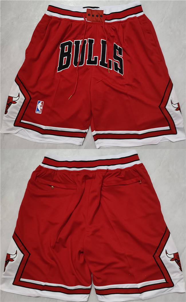 Men's Chicago Bulls Red Shorts (Run Small) Men's Chicago Bulls Red Shorts (Run Small)