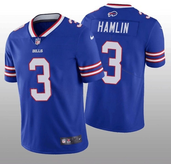 Women's Buffalo Bills #3 Damar Hamlin Blue Vapor Untouchable Stitched Jersey(Run Small) Women's Buffalo Bills #3 Damar Hamlin Blue Vapor Untouchable Stitched Jersey(Run Small)