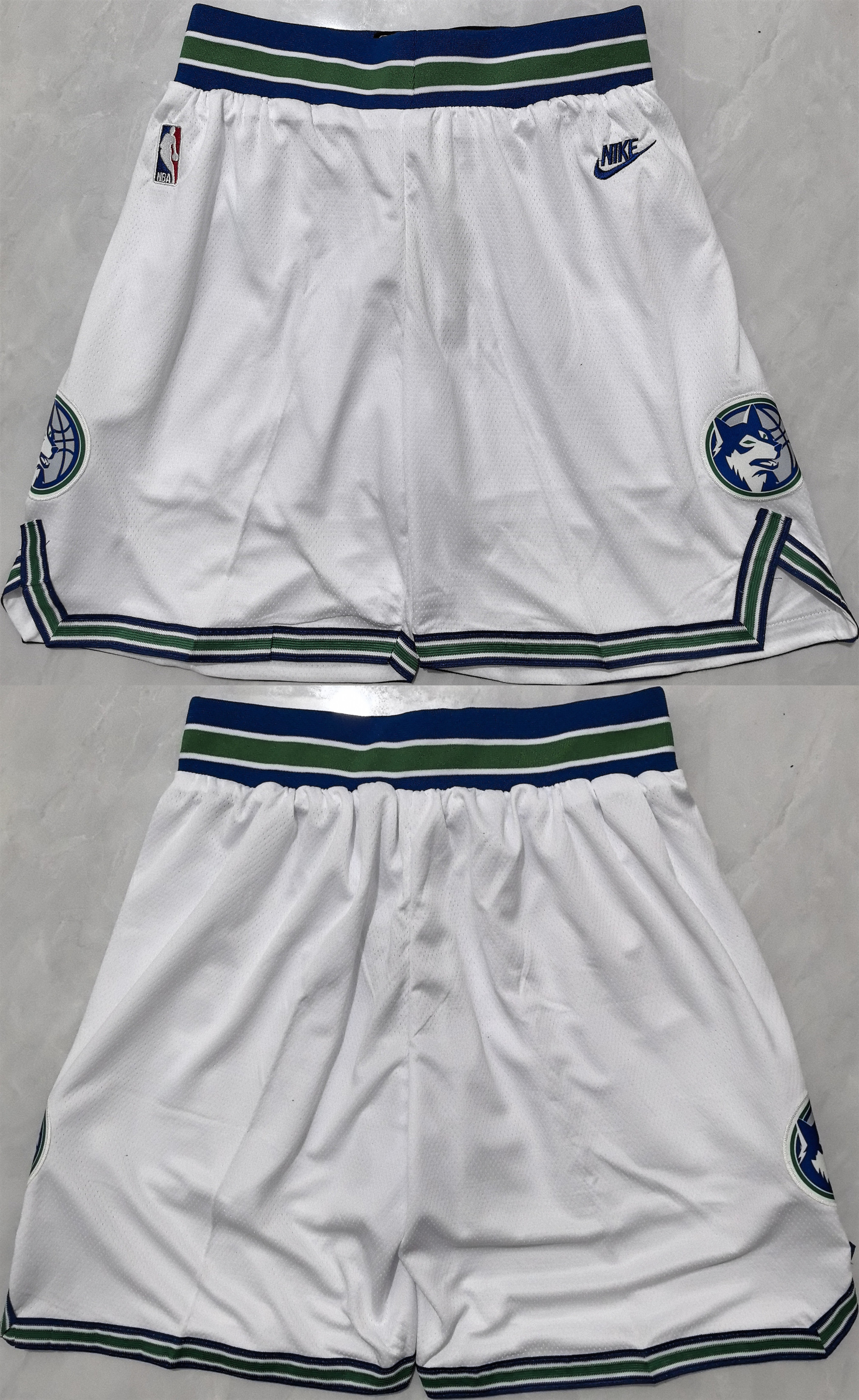Men's Minnesota Timberwolves White 2025 Shorts (Run Small) Men's Minnesota Timberwolves White 2025 Shorts (Run Small)