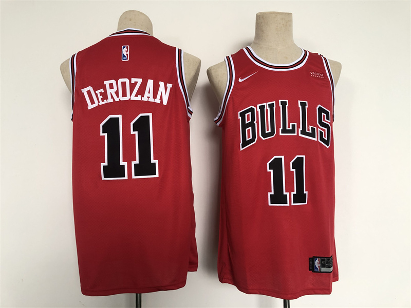 Men's Chicago Bulls #11 DeMar DeRozan 75th Anniversary Red Edition Swingman Stitched Basketball Jersey Men's Chicago Bulls #11 DeMar DeRozan 75th Anniversary Red Edition Swingman Stitched Basketball Jersey