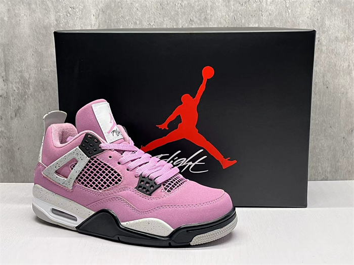 Women's Running Weapon Air Jordan 4 Pink Shoes 0111 Women's Running Weapon Air Jordan 4 Pink Shoes 0111