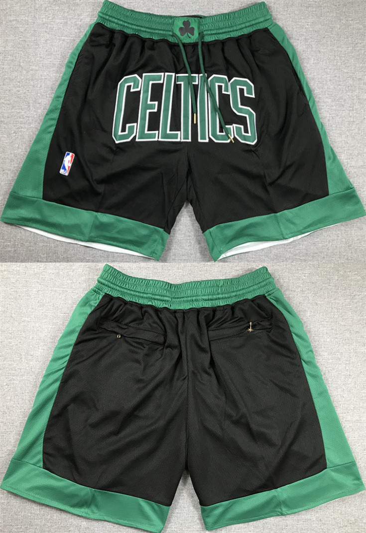 Men's Boston Celtics Black Shorts (Run Small) Men's Boston Celtics Black Shorts (Run Small)