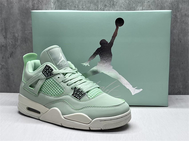 Women's Running weapon Jordan 4 'Seafoam Sail' Shoes 025