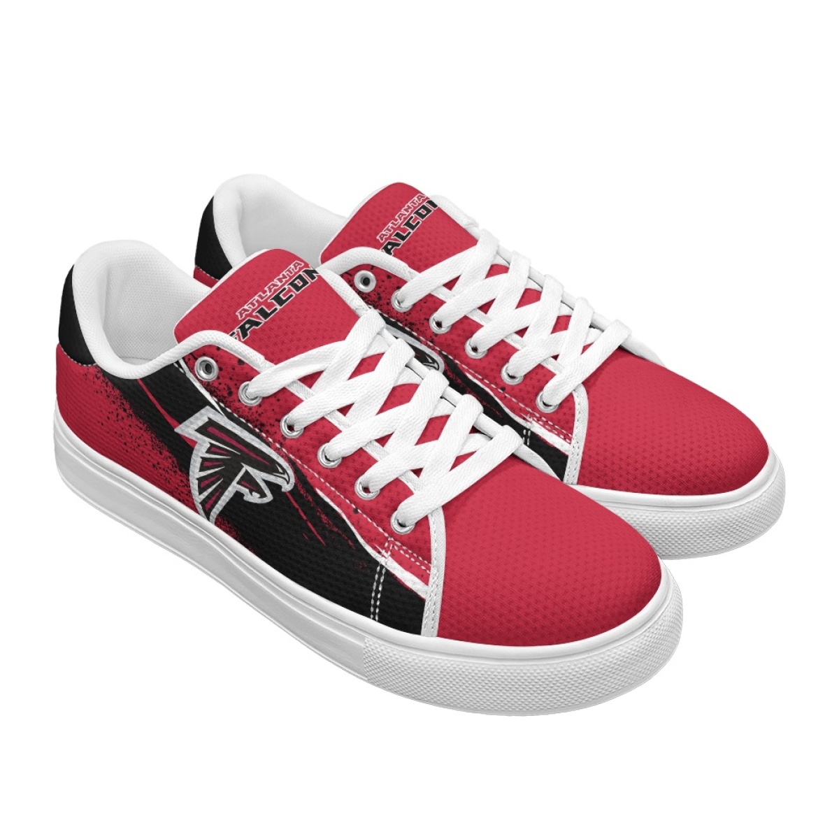 Men's Atlanta Falcons Low Top Casual Sneakers/Shoes 001 Men's Atlanta Falcons Low Top Casual Sneakers/Shoes 001