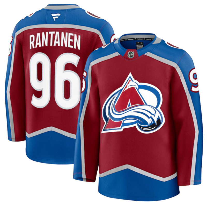Men's Colorado Avalanche #96 Mikko Rantanen Burgundy 2024-25 Home Stitched Jersey Men's Colorado Avalanche #96 Mikko Rantanen Burgundy 2024-25 Home Stitched Jersey