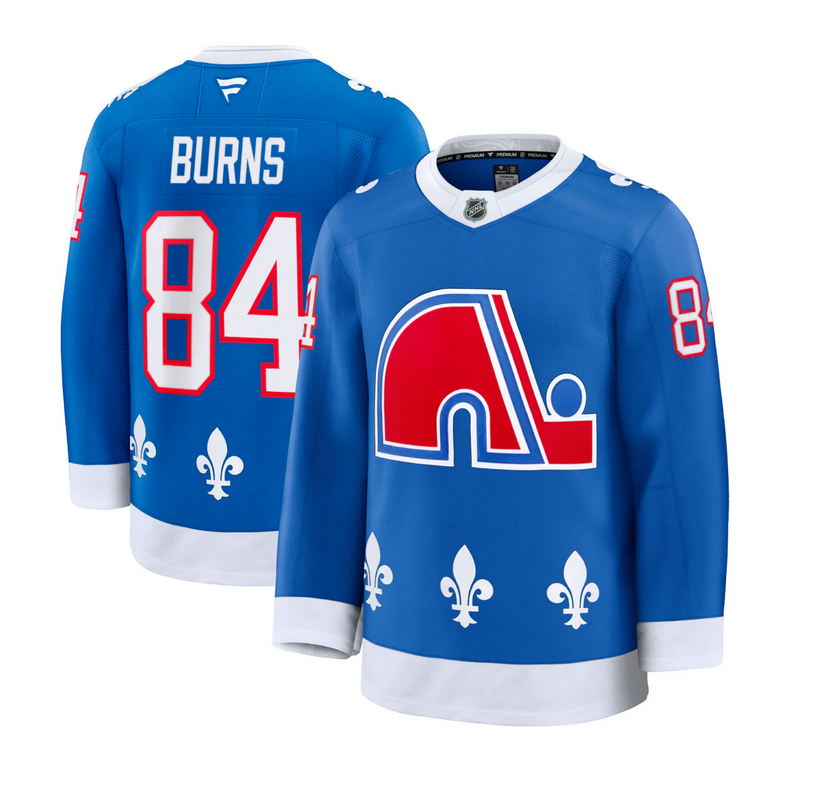 Men's Colorado Avalanche #84 Brent Burns Blue 2025 Alternate Stitched Jersey Men's Colorado Avalanche #84 Brent Burns Blue 2025 Alternate Stitched Jersey