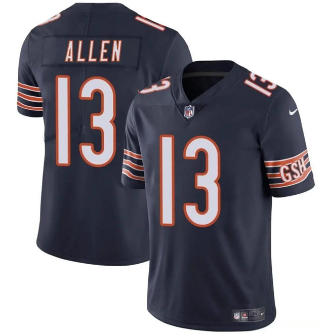 Youth Chicago Bears #13 Keenan Allen Navy Vapor Stitched Football Jersey