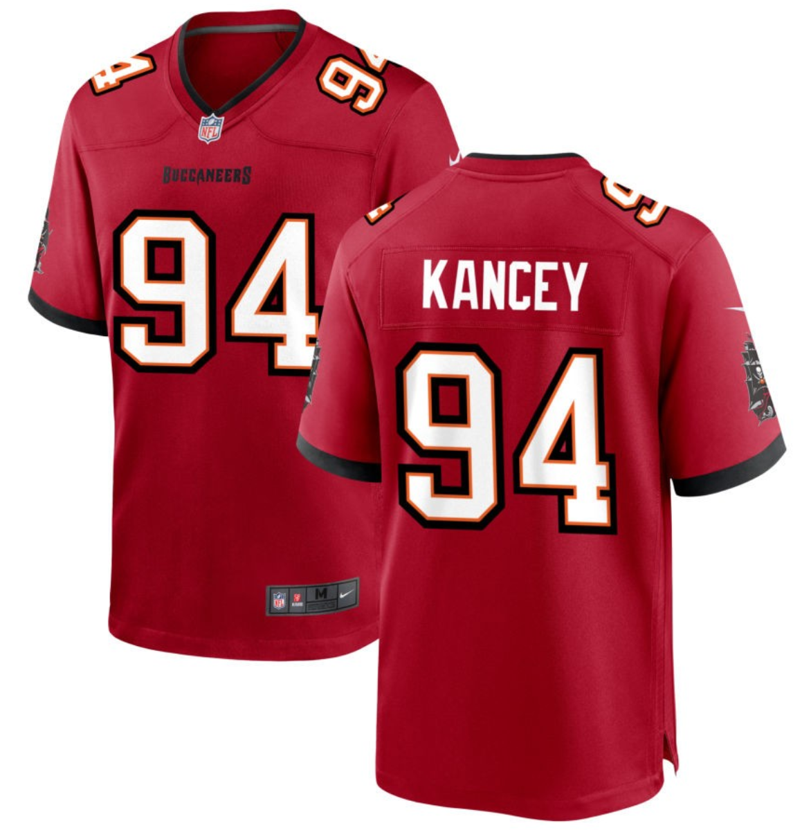 Youth Tampa Bay Buccaneers #94 Calijah Kancey Red 2023 Draft Stitched Game Jersey Youth Tampa Bay Buccaneers #94 Calijah Kancey Red 2023 Draft Stitched Game Jersey