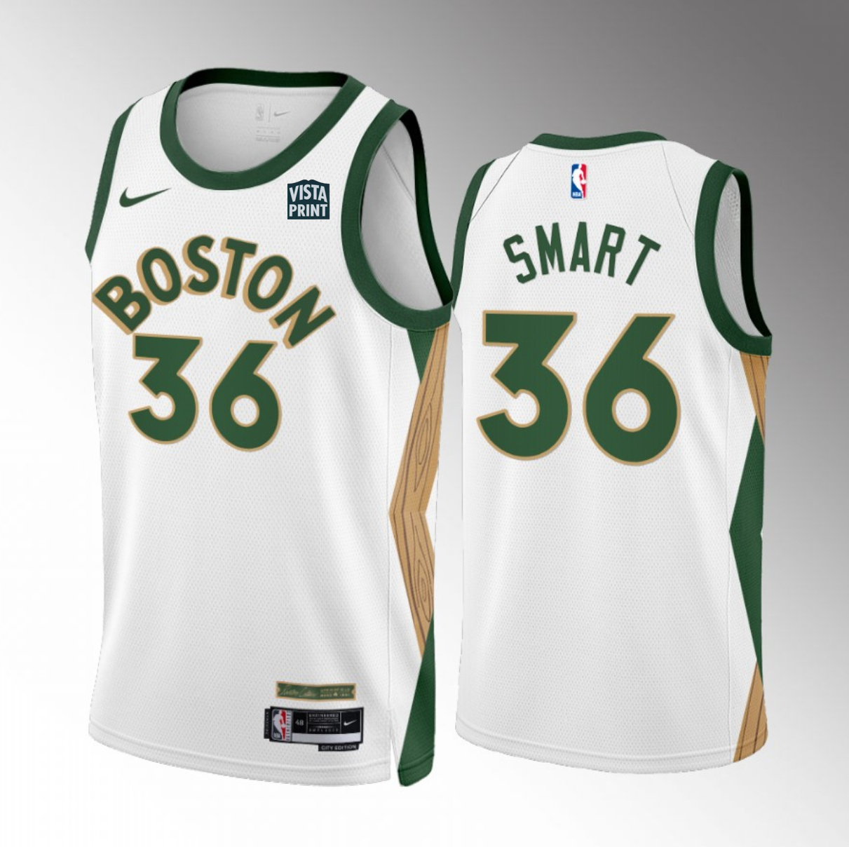 Men's Boston Celtics #36 Marcus Smart White 2023/24 City Edition Stitched Basketball Jersey Men's Boston Celtics #36 Marcus Smart White 2023/24 City Edition Stitched Basketball Jersey