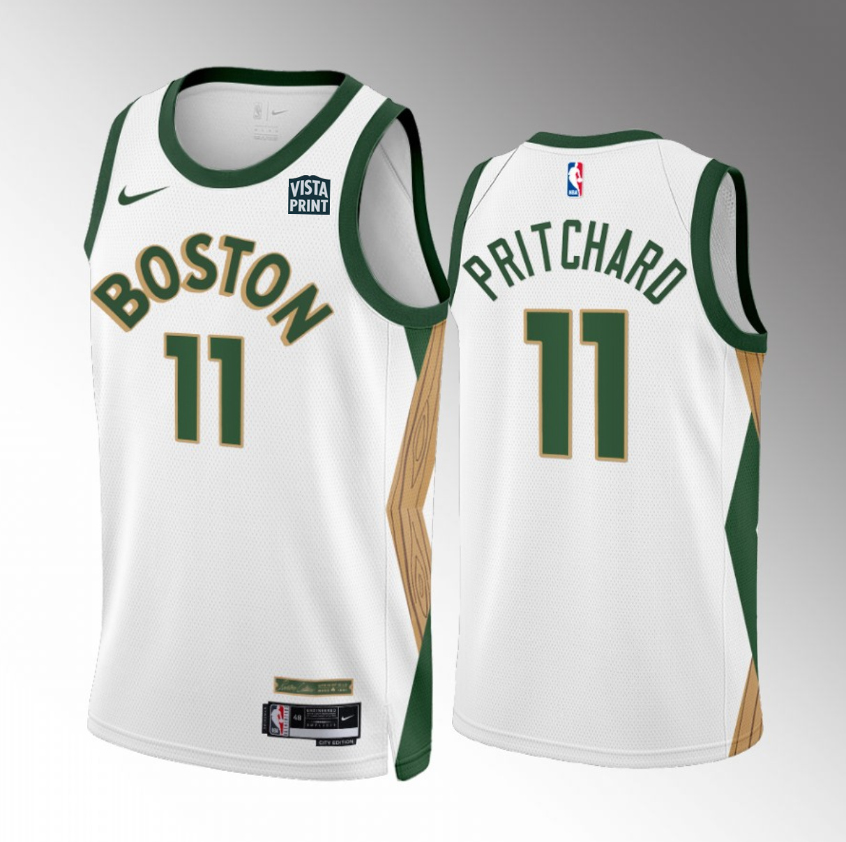 Men's Boston Celtics #11 Payton Pritchard White 2023/24 City Edition Stitched Basketball Jersey Men's Boston Celtics #11 Payton Pritchard White 2023/24 City Edition Stitched Basketball Jersey