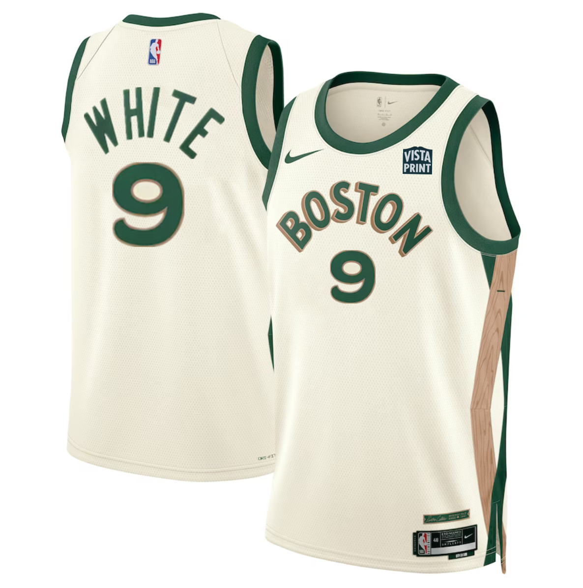 Men's Boston Celtics #9 Derrick White White 2023/24 City Edition Stitched Basketball Jersey Men's Boston Celtics #9 Derrick White White 2023/24 City Edition Stitched Basketball Jersey