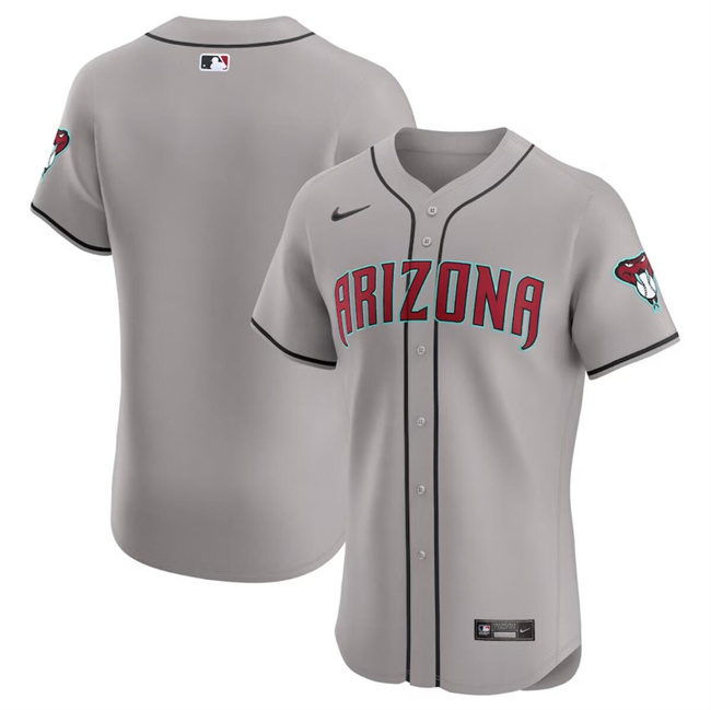Men's Arizona Diamondbacks Blank Grey Flex Base Stitched Jersey Men's Arizona Diamondbacks Blank Grey Flex Base Stitched Jersey