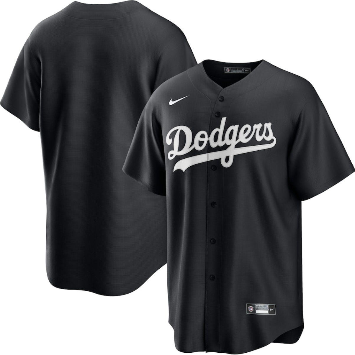 Men's Los Angeles Dodgers Blank Black Lights Out Limited Stitched Baseball Jersey Men's Los Angeles Dodgers Blank Black Lights Out Limited Stitched Baseball Jersey