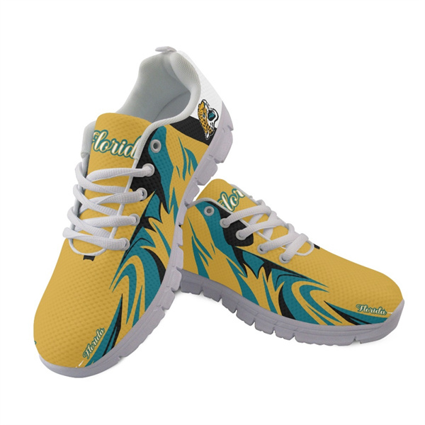 Men's Jacksonville Jaguars AQ Running Shoes 004 Men's Jacksonville Jaguars AQ Running Shoes 004