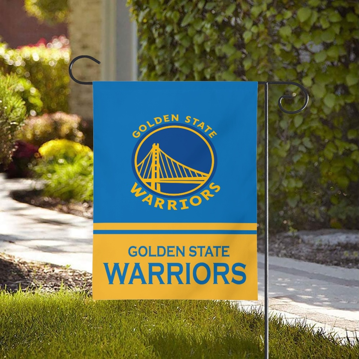 Golden State Warriors Double-Sided Garden Flag 001 (Pls check description for details) Golden State Warriors Double-Sided Garden Flag 001 (Pls check description for details)