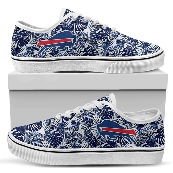 Women's Buffalo Bills Vans Low Top Sneakers 006