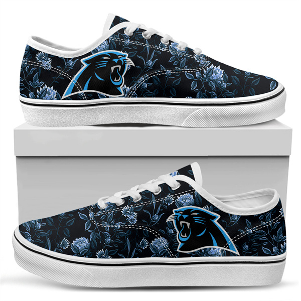Men's Carolina Panthers Vans Low Top Sneakers