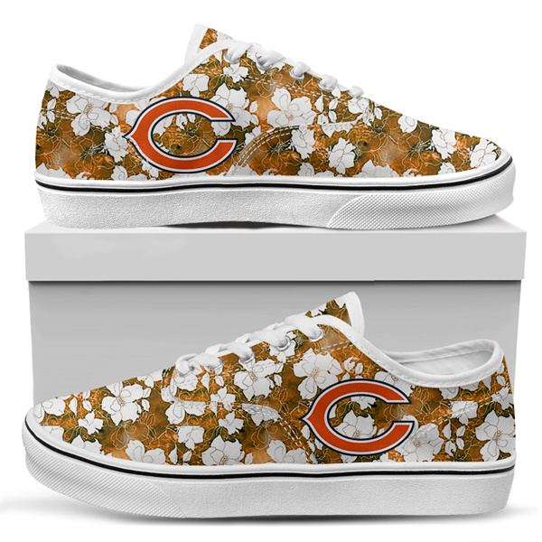 Women's Chicago Bears Vans Low Top Sneakers 3001