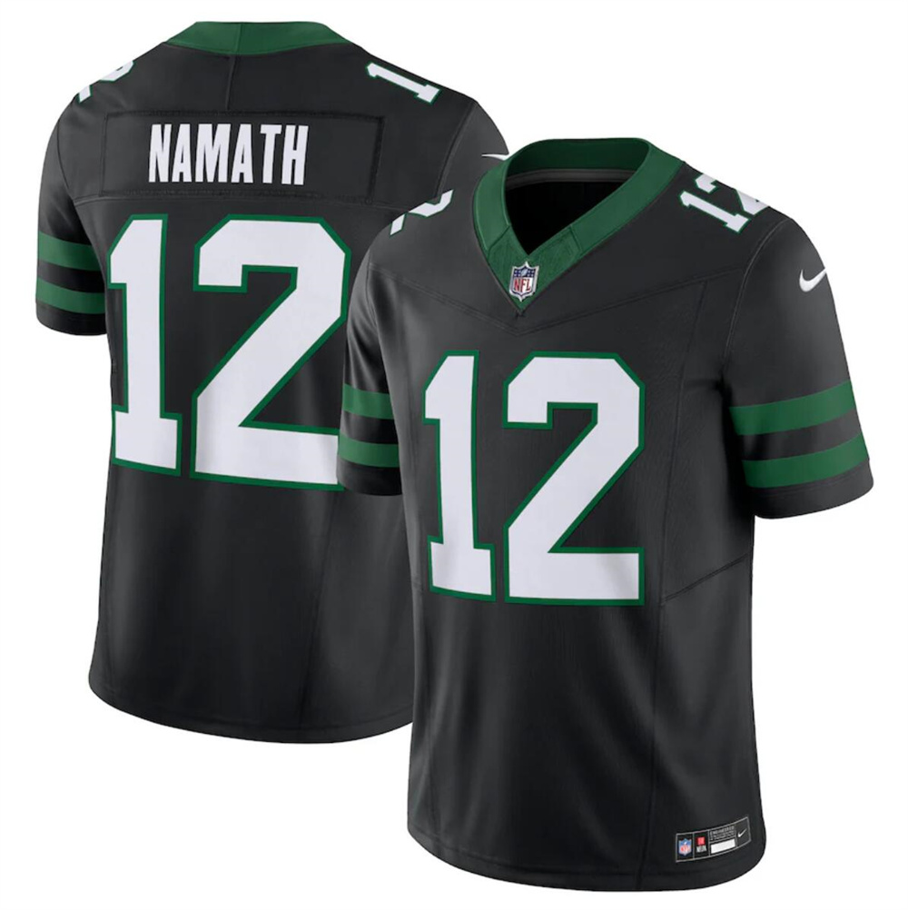 Youth New York Jets #12 Joe Namath Black 2024 F.U.S.E. Vapor Limited Stitched Jersey Youth New York Jets #12 Joe Namath Black 2024 F.U.S.E. Vapor Limited Stitched Jersey
