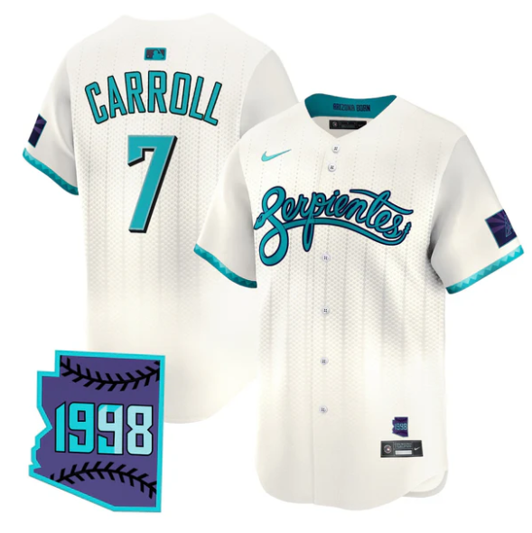 Men's Arizona Diamondbacks Custom 2025 City Connect Limited Premier Stitched Baseball Jersey