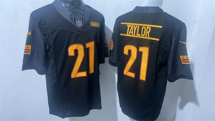 Men's Washington Commanders #21 Sean Taylor Black F.U.S.E. Vapor Limited Stitched Football Jersey
