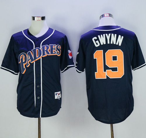 Men's San Diego Padres Active Player Custom Navy Stitched Jersey Men's San Diego Padres Active Player Custom Navy Stitched Jersey