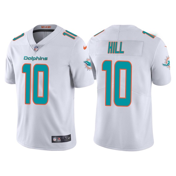 Women's Miami Dolphins #10 Tyreek Hill White Vapor Untouchable Stitched Jersey(Run Small) Women's Miami Dolphins #10 Tyreek Hill White Vapor Untouchable Stitched Jersey(Run Small)
