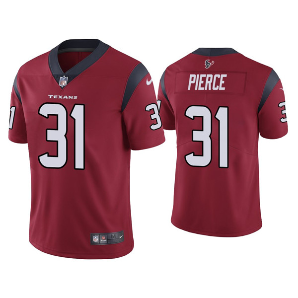 Men's Houston Texans #31 Dameon Pierce Red Vapor Untouchable Limited Stitched Jersey Men's Houston Texans #31 Dameon Pierce Red Vapor Untouchable Limited Stitched Jersey
