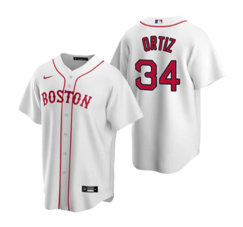 Men's Boston Red Sox #34 David Ortiz White Cool Base Stitched Jersey Men's Boston Red Sox #34 David Ortiz White Cool Base Stitched Jersey
