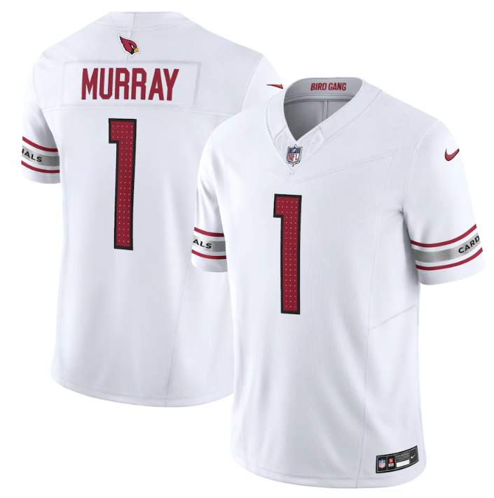 Men's Arizona Cardinals #1 Kyler Murray White Vapor Untouchable F.U.S.E. Limited Stitched Football Jersey Men's Arizona Cardinals #1 Kyler Murray White Vapor Untouchable F.U.S.E. Limited Stitched Football Jersey