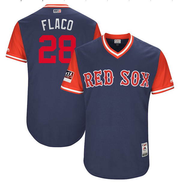 Men's Boston Red Sox #28 JD Martinez 