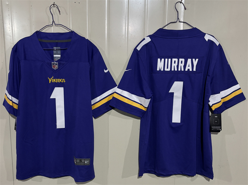 Men's Minnesota Vikings #1 Kyler Murray Purple 2026 Vapor Untouchable Limited Stitched Jersey