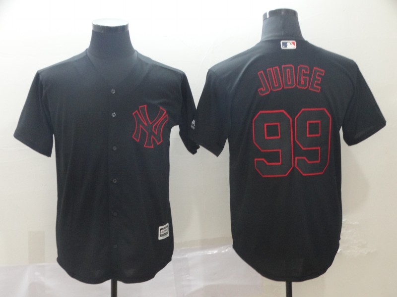Men's New York Yankees #99 Aaron Judge Black Shadow Cool Base Stitched MLB Jersey Men's New York Yankees #99 Aaron Judge Black Shadow Cool Base Stitched MLB Jersey