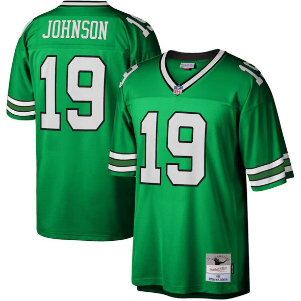 Men's New York Jets #19 Keyshawn Johnson Green Mitchell & Ness Stitched Jersey Men's New York Jets #19 Keyshawn Johnson Green Mitchell & Ness Stitched Jersey