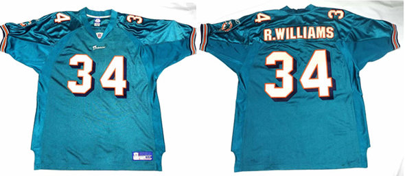 Men's Miami Dolphins Customized Aqua Stitched Football Jersey Men's Miami Dolphins Customized Aqua Stitched Football Jersey